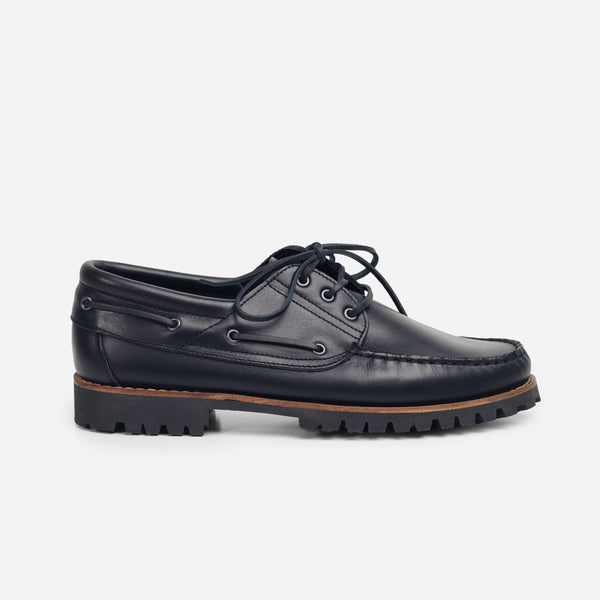 MARBLEHEAD LUG BOAT SHOE - CICLONE BLACK