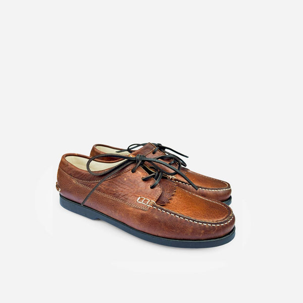 Arrow Moccasin Hyannis Fringe Moc - Pebble Whiskey