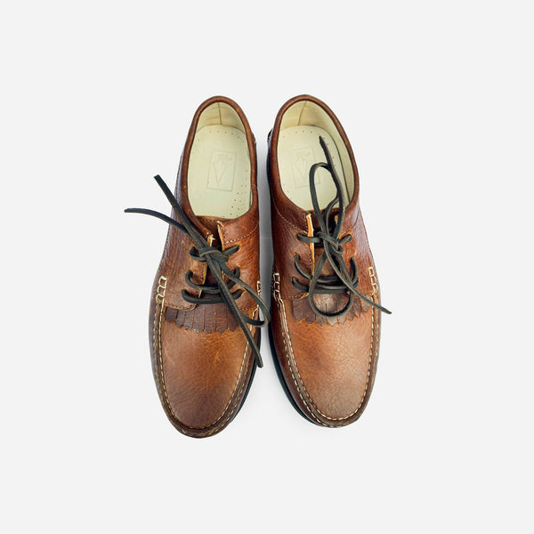 Arrow Moccasin Hyannis Fringe Moc - Pebble Whiskey