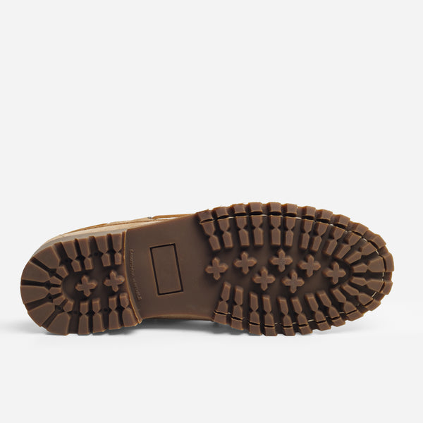 MARBLEHEAD LUG BOAT SHOE - SAND SUEDE