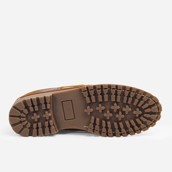 MARBLEHEAD LUG BOAT SHOE - CAMEL