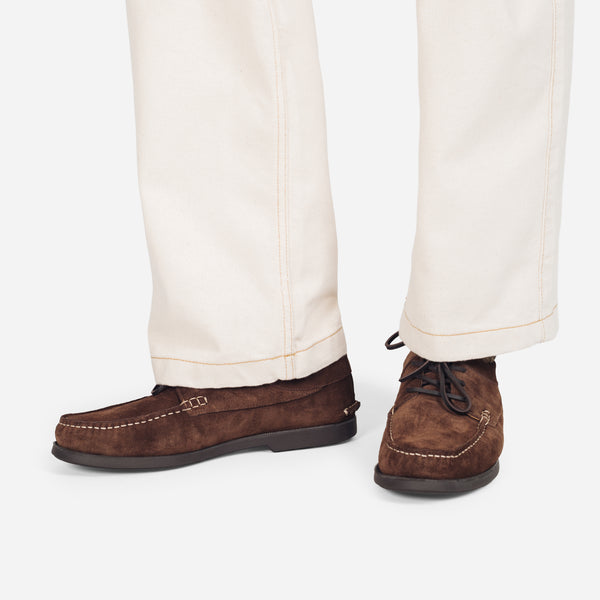 OG SUEDE BLUCHER SHOE - DARK BROWN