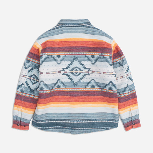 BAY CITY SHERPA OVERSHIRT  - SALTILLO STRIPE