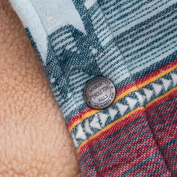 BAY CITY SHERPA OVERSHIRT  - SALTILLO STRIPE