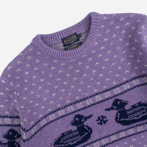 Pendleton - DUCK KNITTED SWEATER - PURPLE -  - Alternative View 1