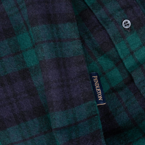 LINED COLLAR SHIRT - BLACK WATCH TARTAN