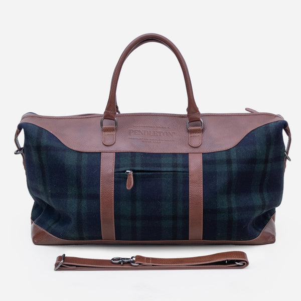WOOL WEEKEND DUFFEL BAG - BLACK WATCH