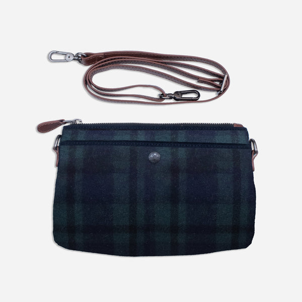 WOOL SLING BAG - BLACK WATCH