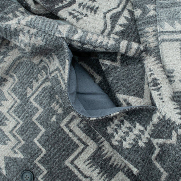 WOOL OVERSHIRT - HARDING STAR GREY