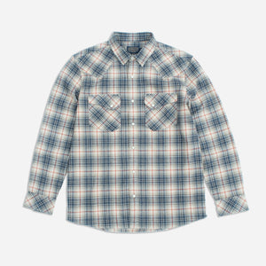 Pendleton - WYATT WESTERN SHIRT - NATURAL MULTI PLAID -  - Main Front View