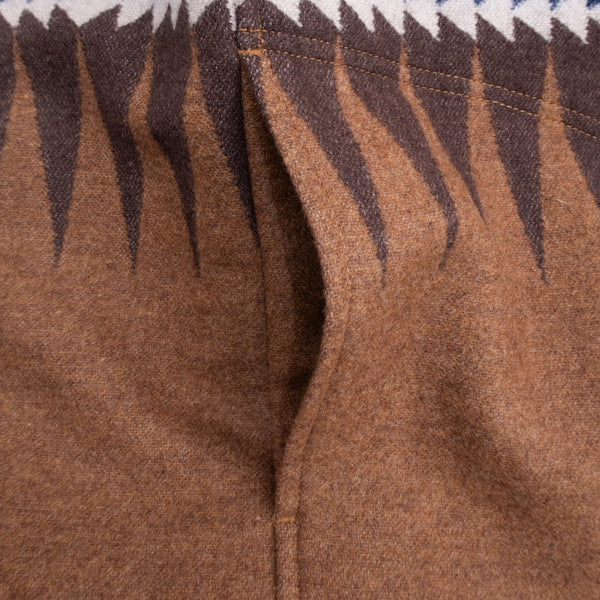 QUILTED FIELD WOOL VEST - SAWTOOTH RIDGE BROWN