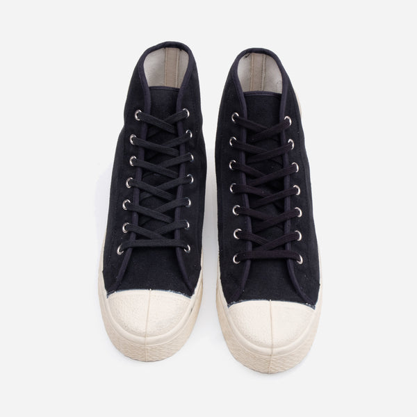 MILITARY SUEDE HIGH - BLACK/WHITE