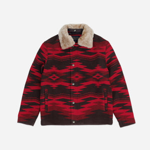 Pendleton EU - Pendleton Silverton Coat - Crown Point Red -  - Main Front View