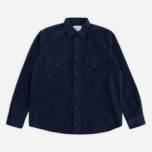 Adsum - BIG POCKET WORK SHIRT - NAVY -  - Main Front View