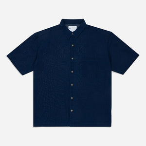 Adsum - BREEZER SUMMER SHIRT - INDIGO -  - Main Front View