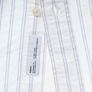 Adsum - B.D OXFORD SHIRT - WHITE STRIPE -  - Alternative View 1