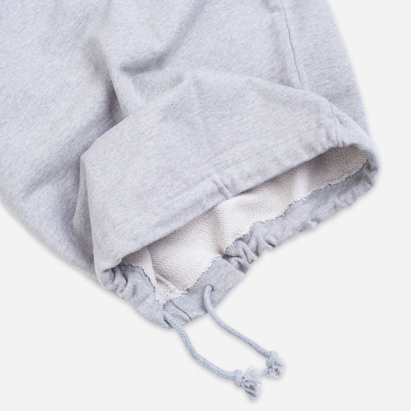 DOUBLE VALLEY TUCK SWEAT PANTS - GREY MELANGE