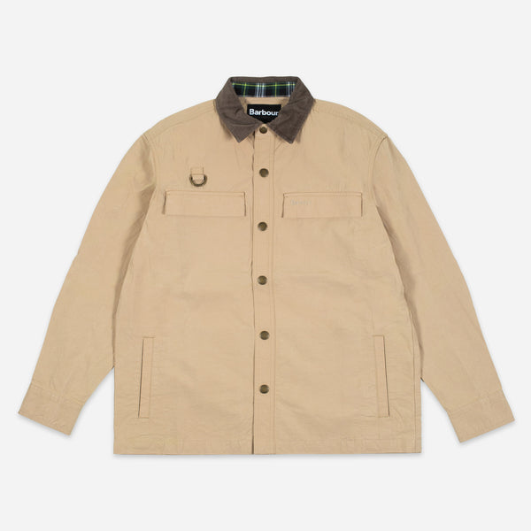 SPEY POPLIN OVERSHIRT - BEIGE