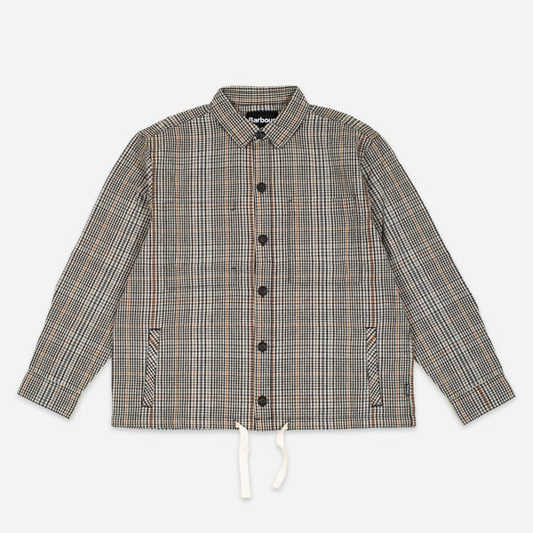 FIFE CHECKED OVERSHIRT - NEUTRAL