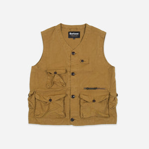 Barbour - ENDURANCE UTILITY VEST - BROWN -  - Main Front View