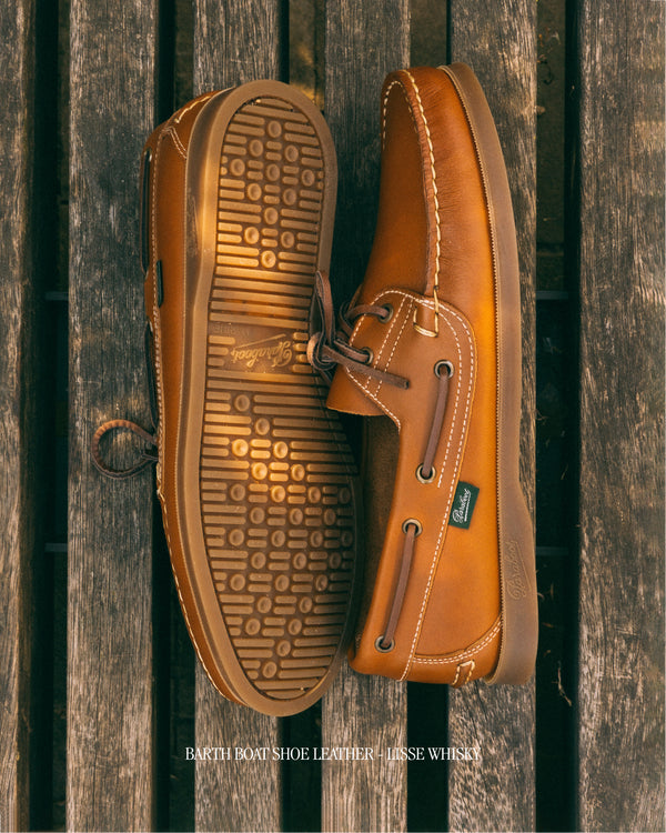 BARTH BOAT SHOE LEATHER - LISSE WHISKY