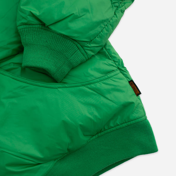 ALPINE HOODED DOWN JACKET - GREEN APPLE