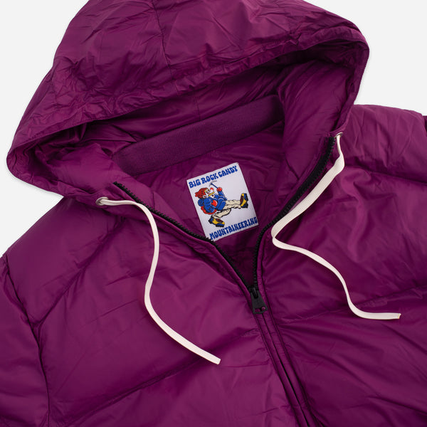 ALPINE HOODED DOWN JACKET - RADICCHIO