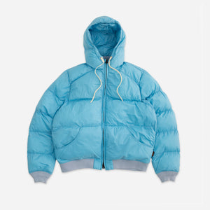 Big Rock Candy Mountaineering - ALPINE HOODED DOWN JACKET - GLACIER FREEZE -  - Main Front View