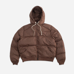 Big Rock Candy Mountaineering - ALPINE HOODED DOWN JACKET - CAPPUCINO -  - Main Front View