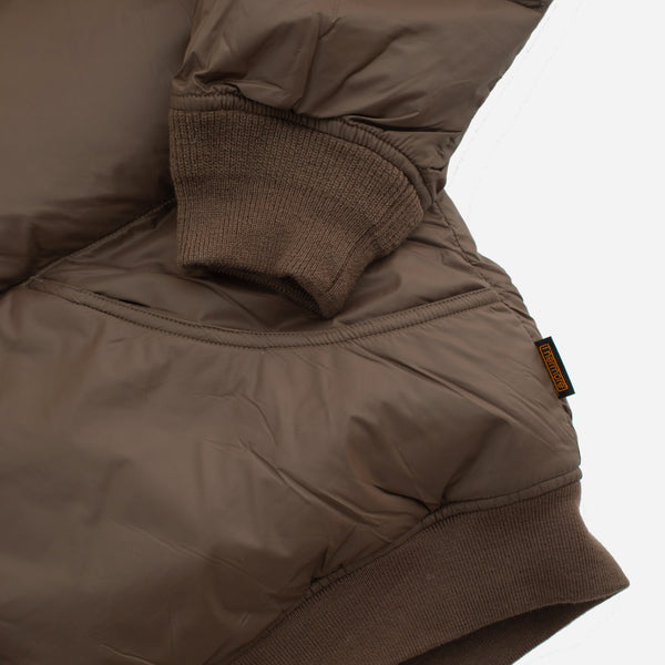 ALPINE HOODED DOWN JACKET - CAPPUCINO