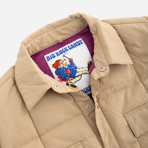 BRIDALVEIL DOWN JACKET - HORCHATA