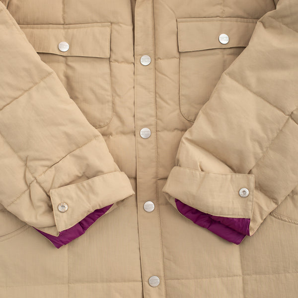 BRIDALVEIL DOWN JACKET - HORCHATA