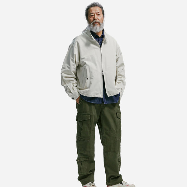 BUDDY HARRINGTON JACKET - CREAM