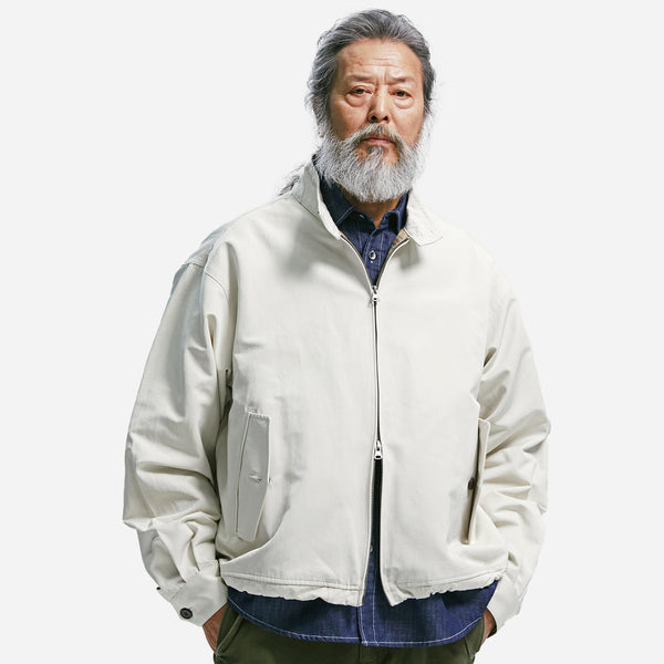 BUDDY HARRINGTON JACKET - CREAM