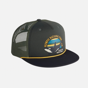 Pendleton - NATIONAL PARK TRUCKER CAP - OLYMPIC GREY -  - Main Front View