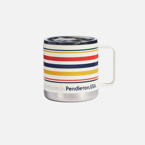 Pendleton - 15 oz Camp Insulated Mug - Glacier White -  - Main Front View