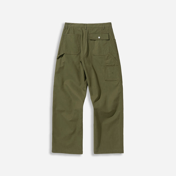 CANVAS RELAXED CARPENTER PANT - OLIVE