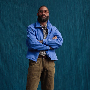 Dubbleware - CROP JACKET - ROYAL BLUE -  - Alternative View 1