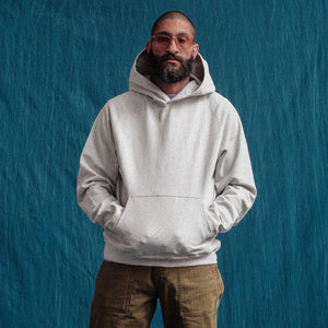 Dubbleware - CLASSIC HOODIE - ASH HEATHER GREY -  - Alternative View 1