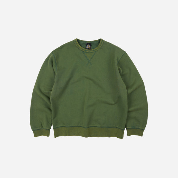 Frizmworks Cover Stitch Vintage Sweatshirt - Green