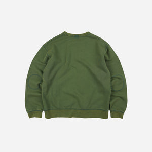 Frizmworks - Frizmworks Cover Stitch Vintage Sweatshirt - Green -  - Alternative View 1