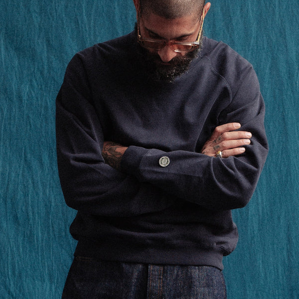 CREW SWEATSHIRT - NAVY