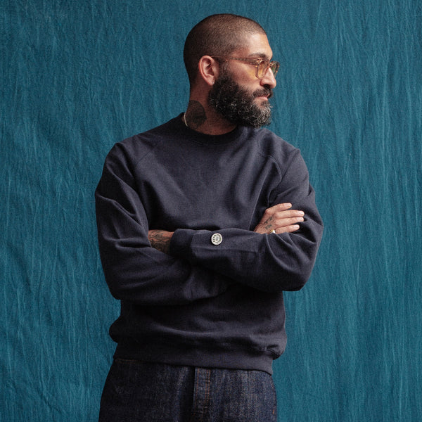 CREW SWEATSHIRT - NAVY