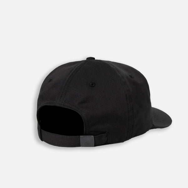 CRINKLE COTTON CAP - BLACK