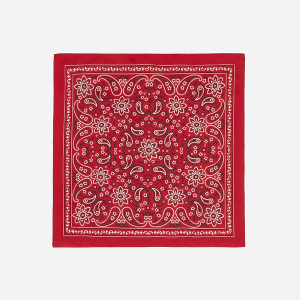 CLASSIC PAISLEY BANDANA - RED
