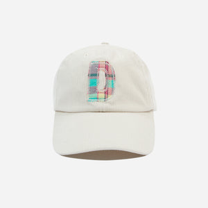Drakes - APPLIQUE LINEN CAP - ECRU -  - Main Front View