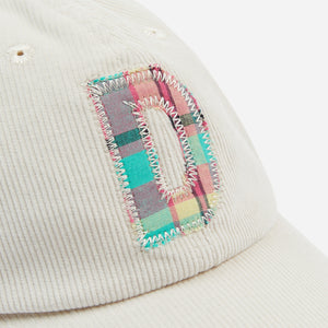 Drakes - APPLIQUE LINEN CAP - ECRU -  - Alternative View 1