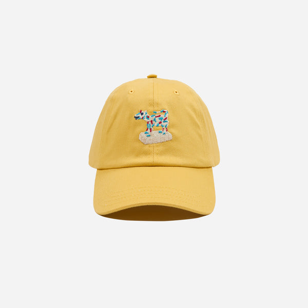 COW FIGUERINE TWILL CAP - MUSTARD