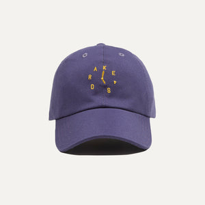 Drakes - Drake's Clock Twill Baseball Cap - Navy -  - Main Front View