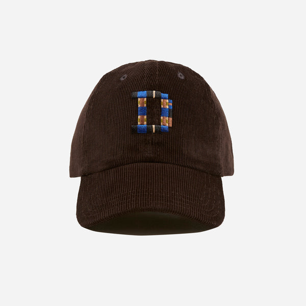 Drake's D 1977 Cord Baseball Cap - Brown